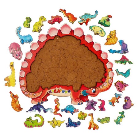 Puzzle-head-headed "dinosaurs"-2