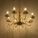 Maldiva chandelier 8he14 40w gold 62x62x32-82cm Bayerlux