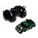 Army radio -controlled jeep, works on batteries, green color