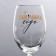 A glass for the wine New Year's "Alcoholvitsa", for the New Year, 360 ml.