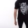 T -shirt male "Dragon", black color/white print, size 58