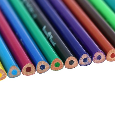 Faincolor color pencils Funcolor are plastic, in a cardboard tube, mix-5