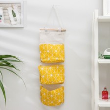 ORGANIZER OF ORGANIZATION with pockets, 3 departments, 20 × 60 cm, color and design mix