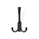 Furniture tundra hook TKT003 Light, three -rod, black
