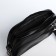 Male bag over the shoulder, artificial leather, black color