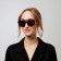 Sunscreen glasses, UV 375, Linza 4.4 x 5.5 cm, width 14.7 cm, pipe 14.2 cm, dark