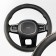 SkyWay, Crystal-1 m, black eco-leather braid, colored rhinestones