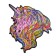 Wooden puzzle "Unicorn: Pink Sky", 16 × 17 cm