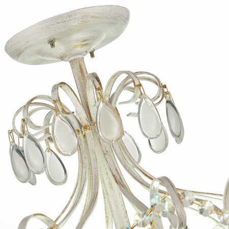 Ceiling EVOLUCE lamp. Sle160302-06. Magonza. 6x60 watts, E14, 50x50x75 cm, golden color-11