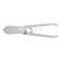 Scissors for scrap metal, metal handles, straight cut, 200 mm