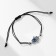Bracelet-reinforcing "Happy Happiness Hams", black-blue color with black silver, d = 9 cm