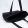 Zipper bag, external pocket, black color
