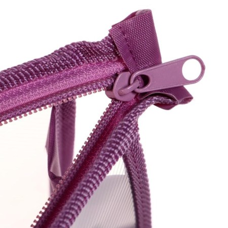 Plastic folder A5, 230 x 190 x 55 mm, lightning from above, calligrata "office", PM-A5-00, 0.5 mm, transparent, lilac-2