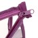 Plastic folder A5, 230 x 190 x 55 mm, lightning from above, calligrata "office", PM-A5-00, 0.5 mm, transparent, lilac