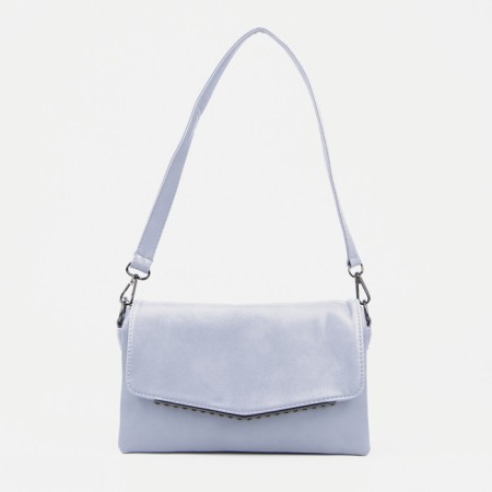 Lightning bag bag, external pocket, blue color