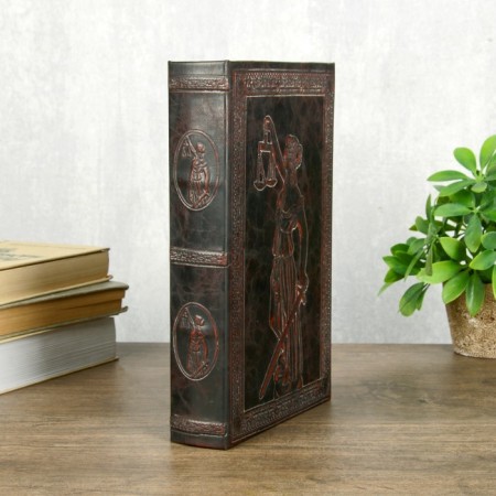 Safe Brush tree to the leatherette "Justice" 26x17x5 cm-3