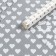 Film Color "Hearts", white, 0.7 x 7.6 m, 40 μm, 200 grams