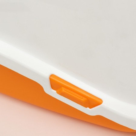 Pet -it house-house for cats Comfort, (scoop in a set), 57x39x41, orange/white-6