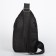 Sling bag ZFTS, from textiles, black color