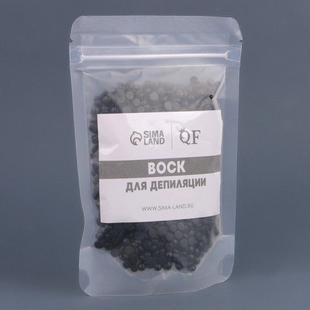 Wax for depilation, film, in granules, 100 g, black color-5