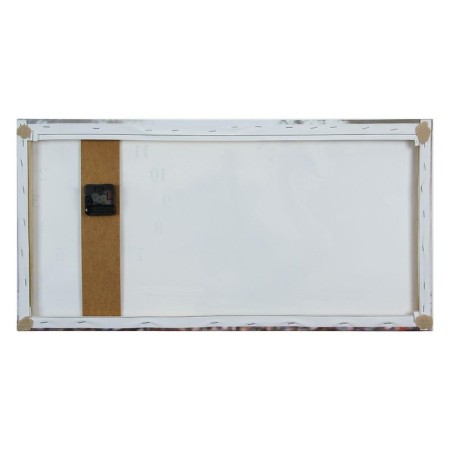 Carty clock is wall-mounted, on canvas, interior, silent "white swan", 40 x 76 cm-1