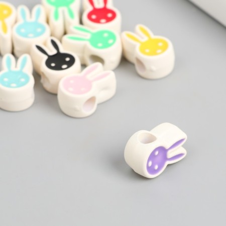 Busina for creativity plastic "Bunny" mix 0.8x1x1.5 cm-2