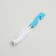 Set for feeding: a bottle of 30 ml, 2 nipples, funnel, brush, blue