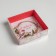 Box for confectionery "with new happiness", 12 x 12 x 3 cm, new year