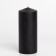 Candle-cylinder, 6x14 cm, 350 g, 19 hours, black