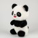 Soft toy with a plaid "Panda"