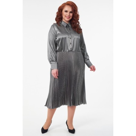Women's dress, size 62, gray color