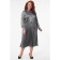 Women's dress, size 62, gray color