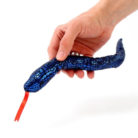 Soft toy "Snake" shiny, 32 cm, color mix-2