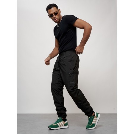 Sports male winter, size 56, black color-6