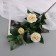 Flowers artificial "Camellia" 85 cm, white
