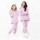 Kids (hoodies, trousers) minku lavender color, height 116 cm