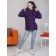 Female hoodies pt, size 50, purple color