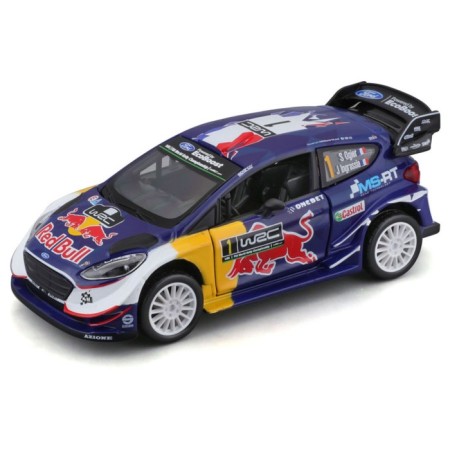 Racing machine BBURAGO 2017 M-Sport Ford Fiesta WRC, Die-Cast, 1:32, Blue color-5
