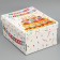 Gift folding box, packaging, "Happy Birthday", 31.2 x 25.6 x 16.1 cm