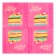 Paper napkins “Happy birthday”, cake, 24x24 cm, 20 pcs