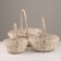 Set of Kos baskets, 3 pcs, 35 × 14/36 cm, 30 × 12/31 cm, 25 × 10/26 cm, willow