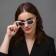 Sunscreen glasses White Swan