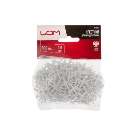 Crosses for laying tiles scrap, 2.0 mm, in packaging 200 pcs.-1