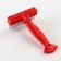 Comb “foot”, 15 x 8.8 cm, red