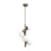 Suspended lamp Freya Fr5199PL-05BS1 Zing, 300x300x1018 mm, E27, 5x60W, brass color