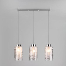 STELLA lamp, 3x60W E27, chromium color