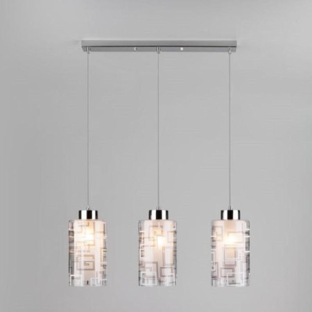 STELLA lamp, 3x60W E27, chromium color