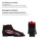 Brows Ski Winter Star Comfort, NN75, artificial leather, black/red color, white logo, size 35