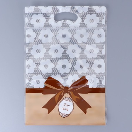 Gift package, with zip-lock fastener, "for you", 15x23 ± 1cm