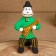 Souvenir "Man with a balalaika", 6 × 7 × 12 cm, Kargopol toy